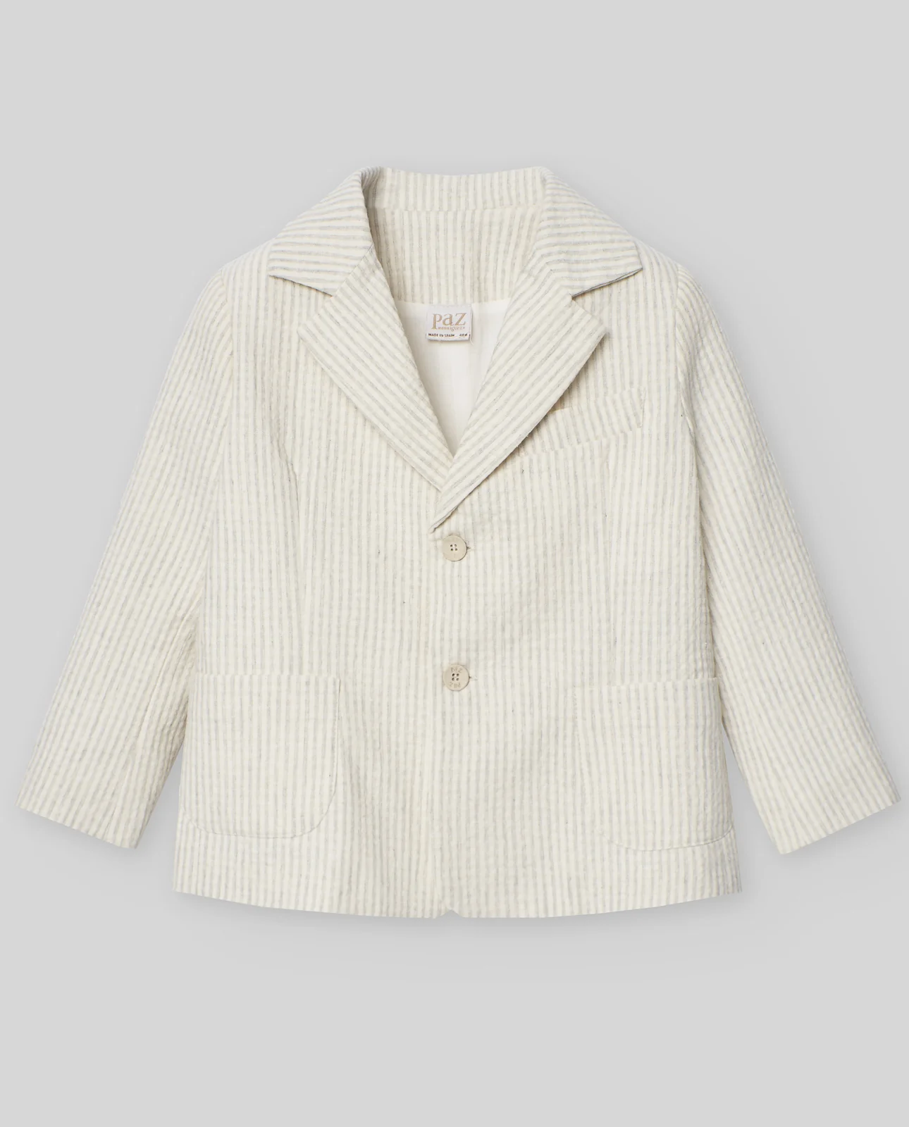 BLAZER SEERSUCKER INFANTIL CEREMONIA V25