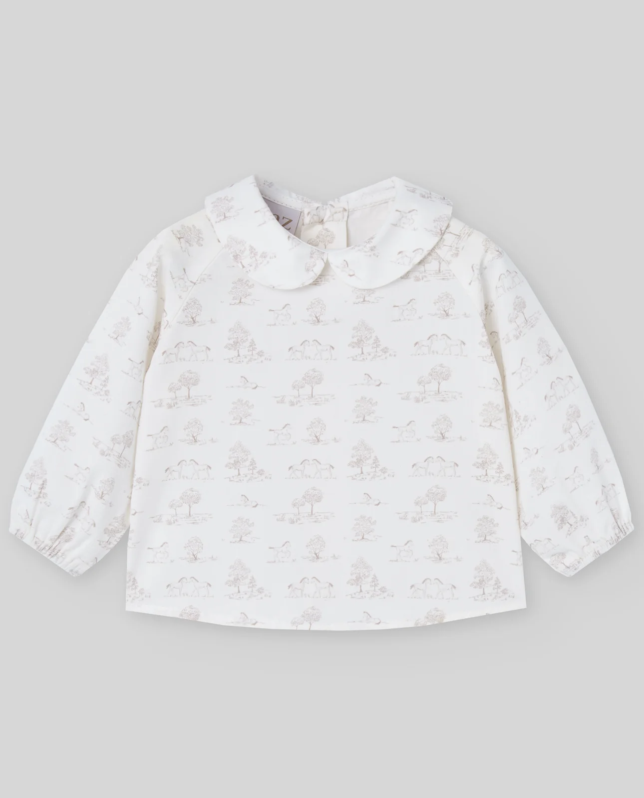 BLUSA TELA ESTAMPADO PONY