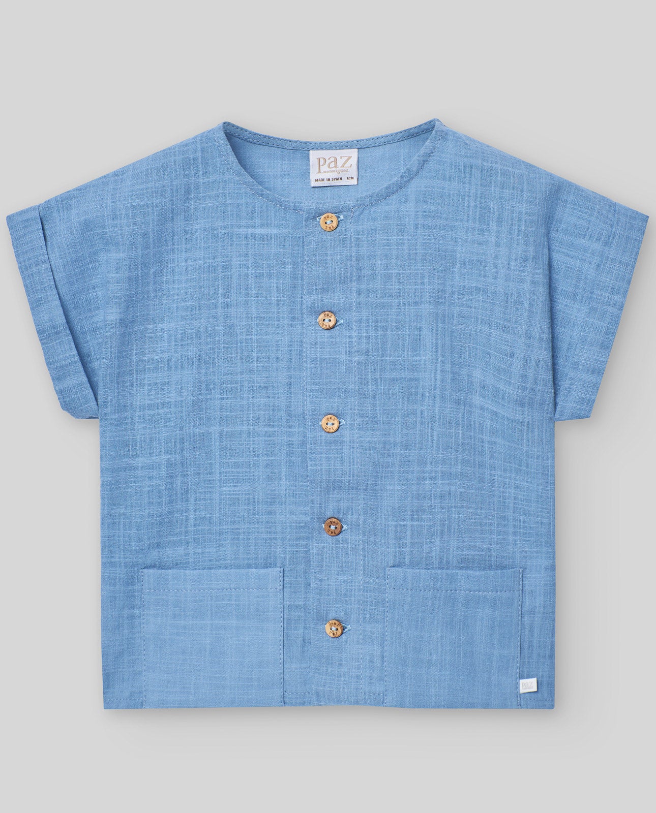 Camisa azul POMBA