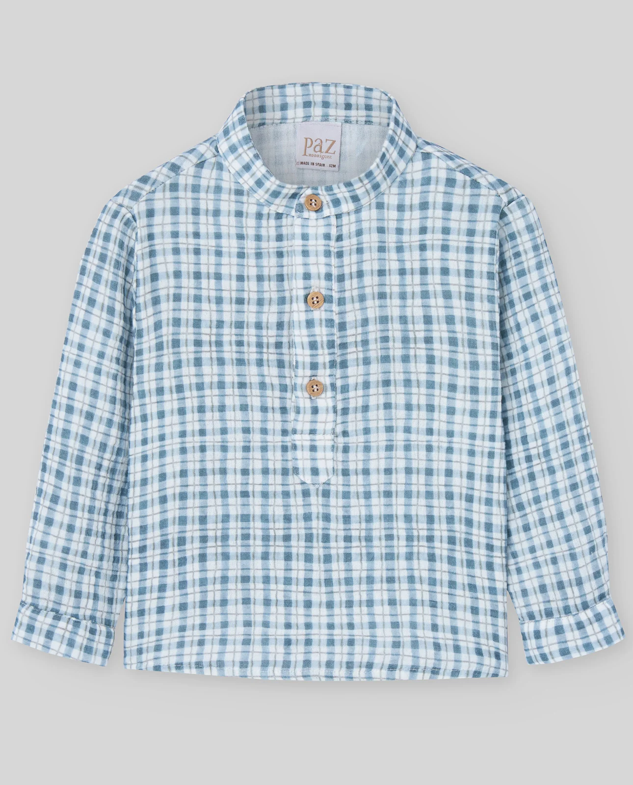 Camisa cuadros POMPON