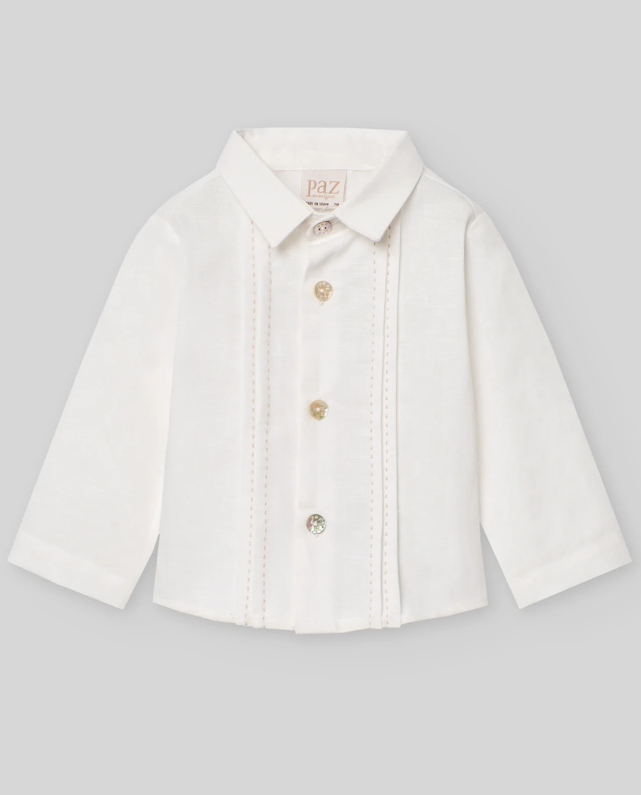 CAMISA LORZAS NIÑO LINO