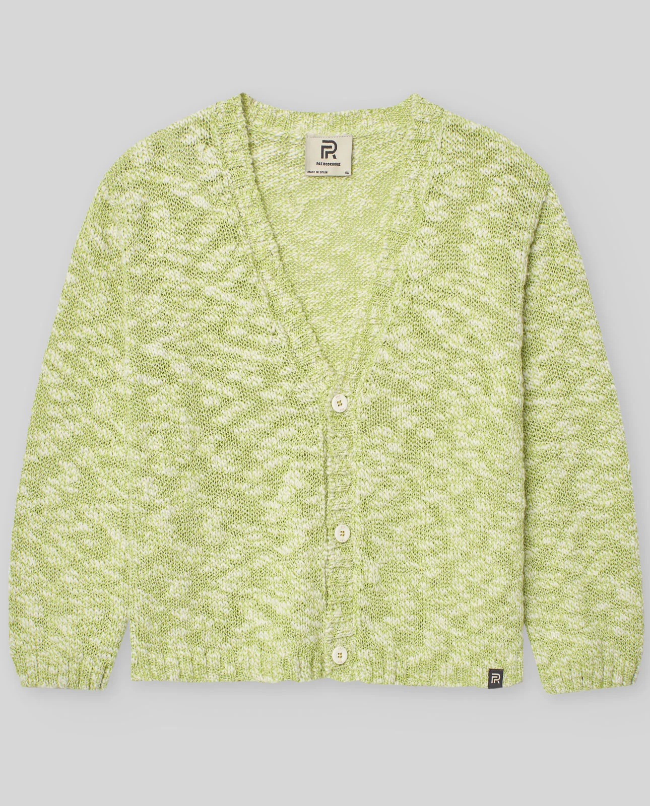 CHAQUETA PUNTO LARGA INFANTIL NEON