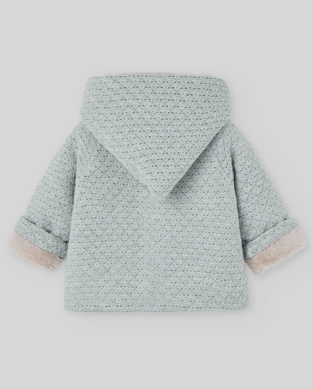 CHAQUETON PUNTO C/CAPUCHA POMPON - Image 2