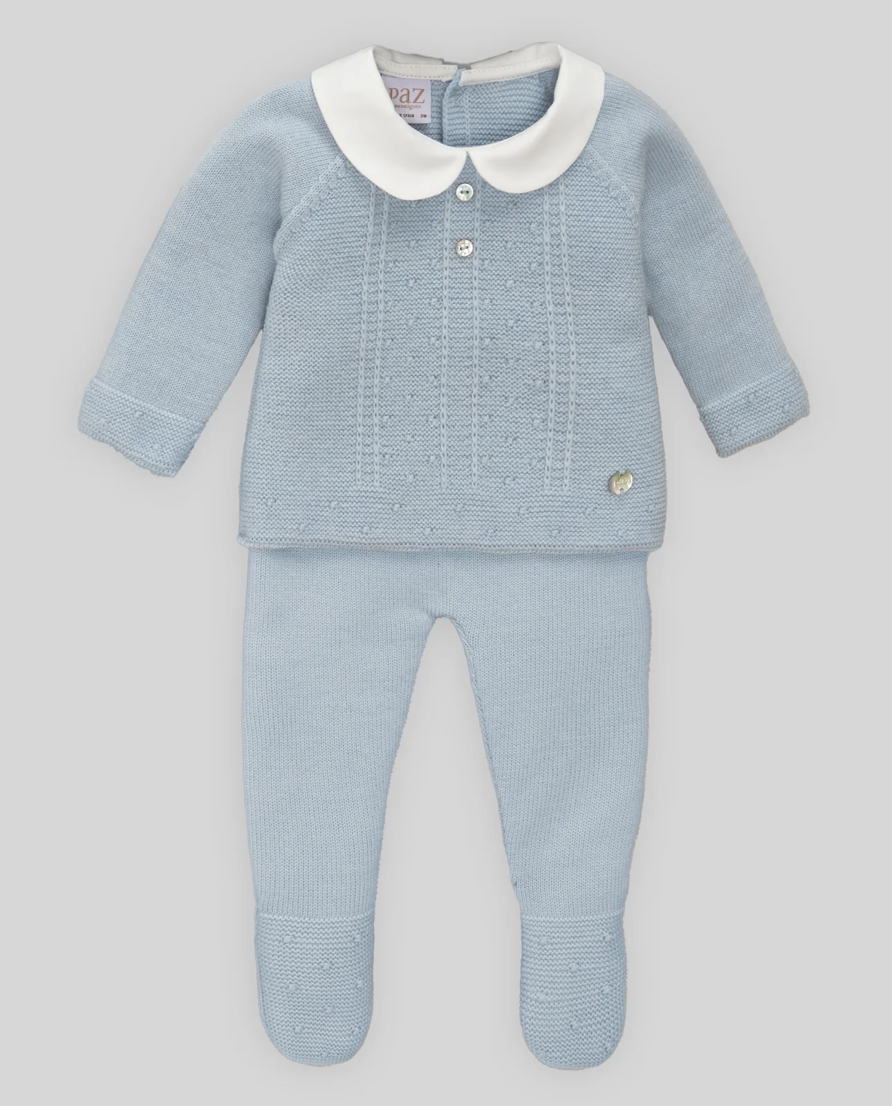 Conjunto bebé jubón + polaina ERIZOS