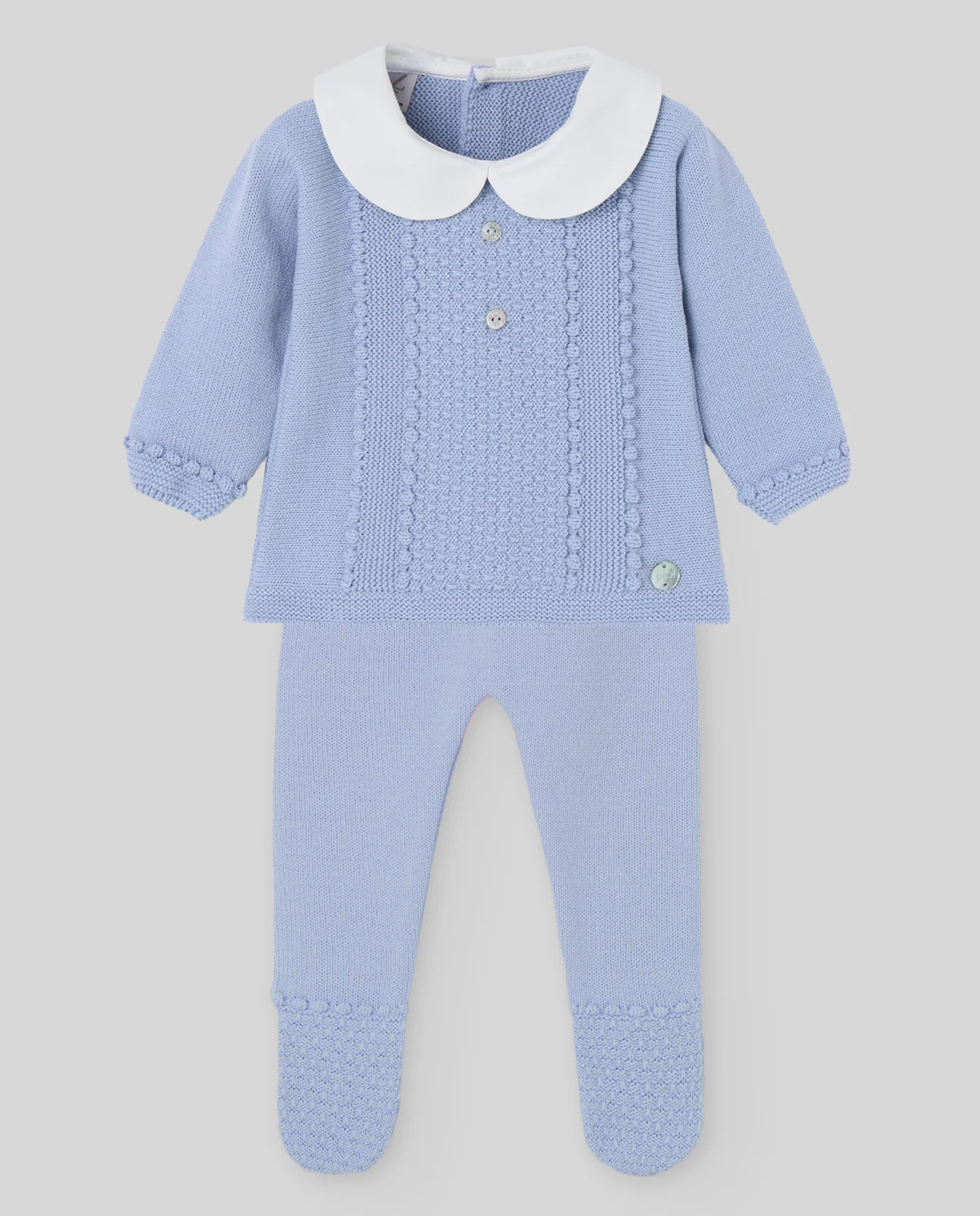 Conjunto bebé jubón + polaina PAZ