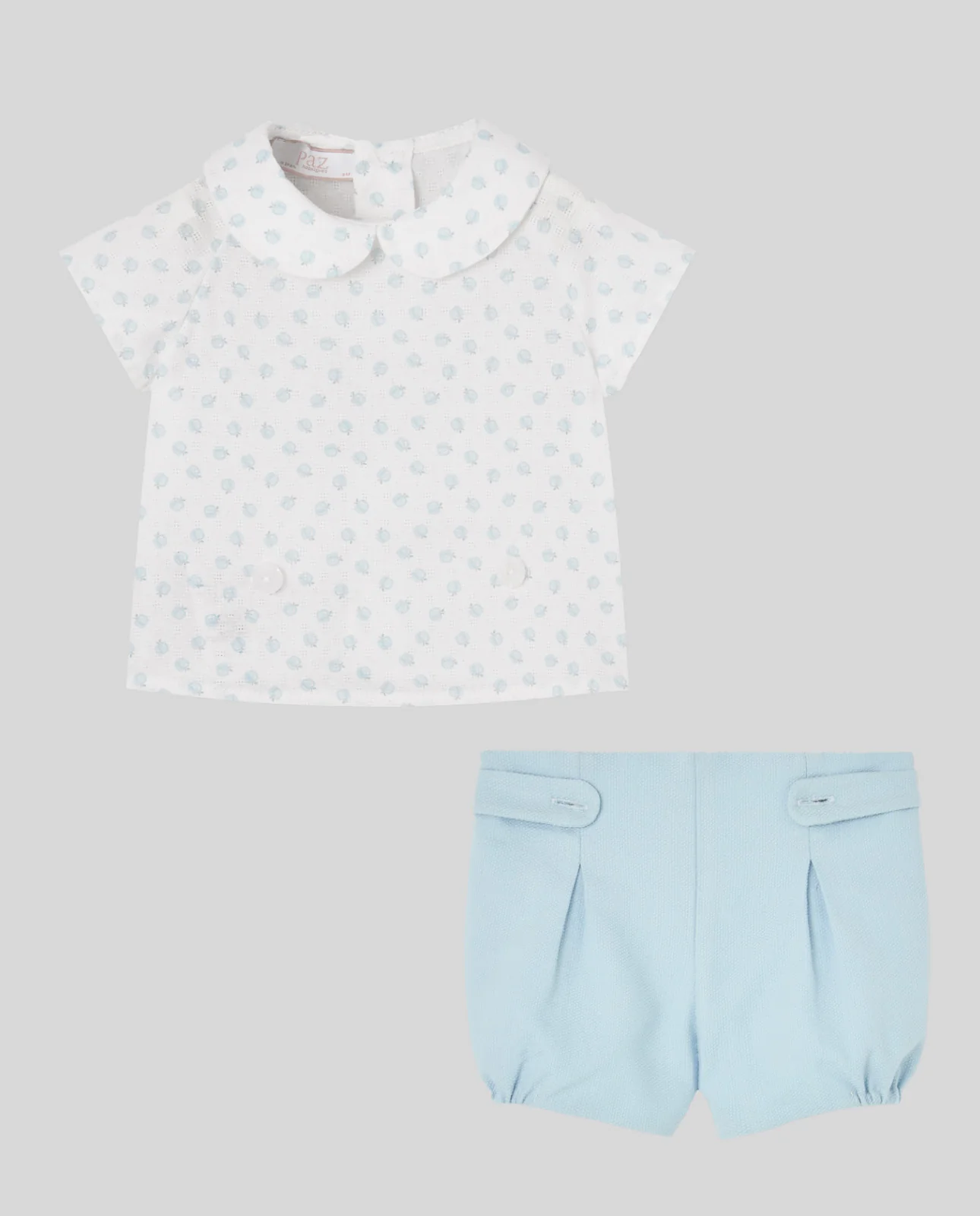 Conjunto blusa + pantalón corto EDEN