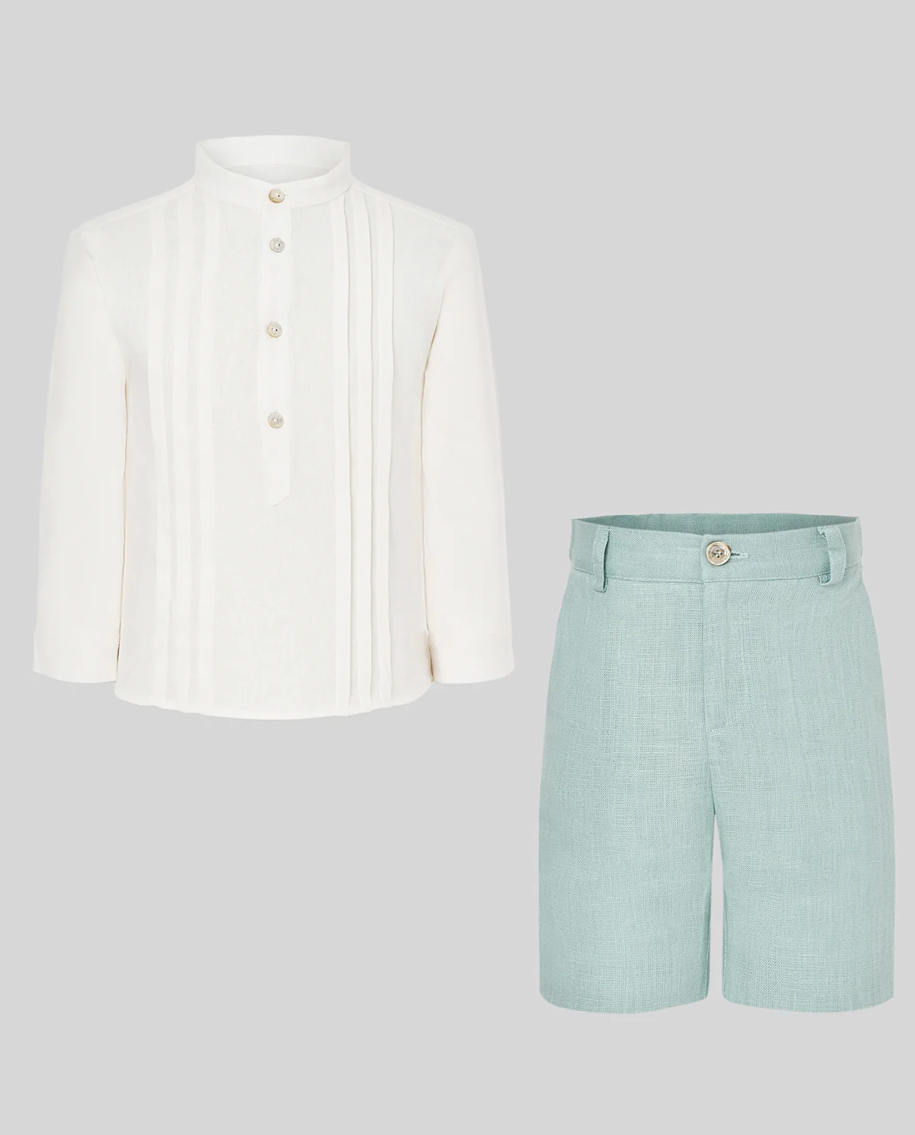 Conjunto camisa + pantalón corto CEREMONIA