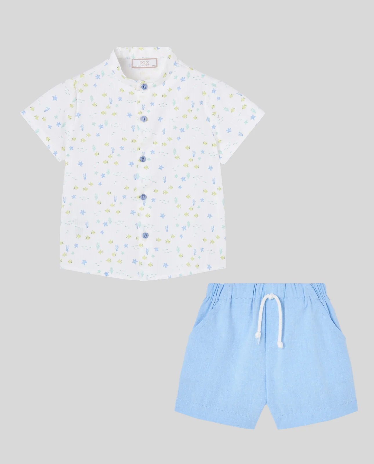 Conjunto camisa + pantalón corto CORALES