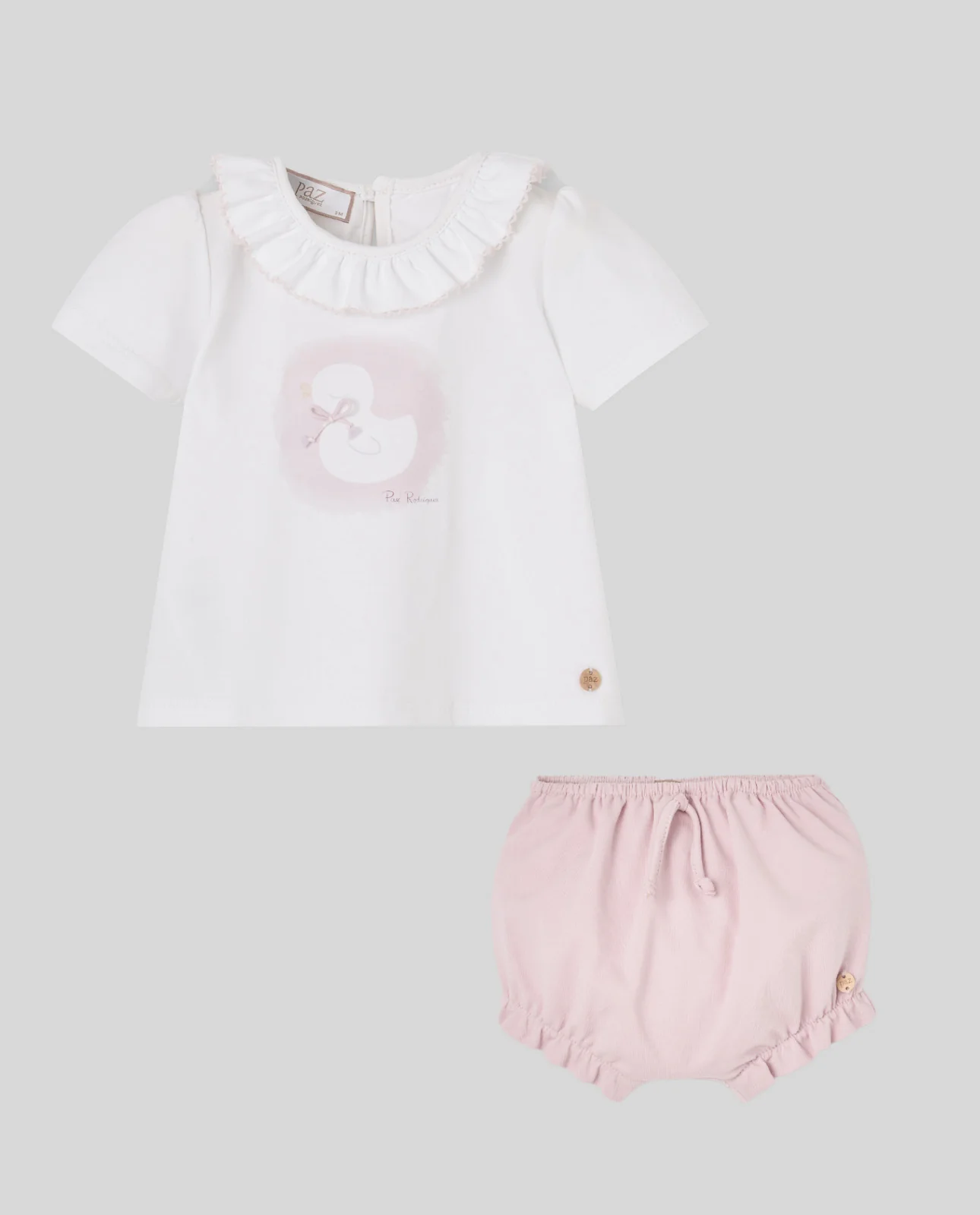 Conjunto camiseta + braga CUA CUA