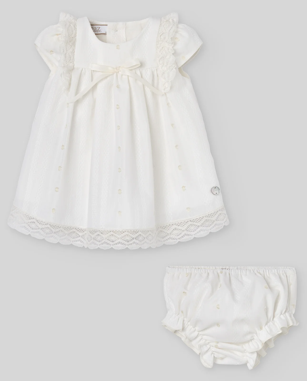 Conjunto vestido + braga PAZ