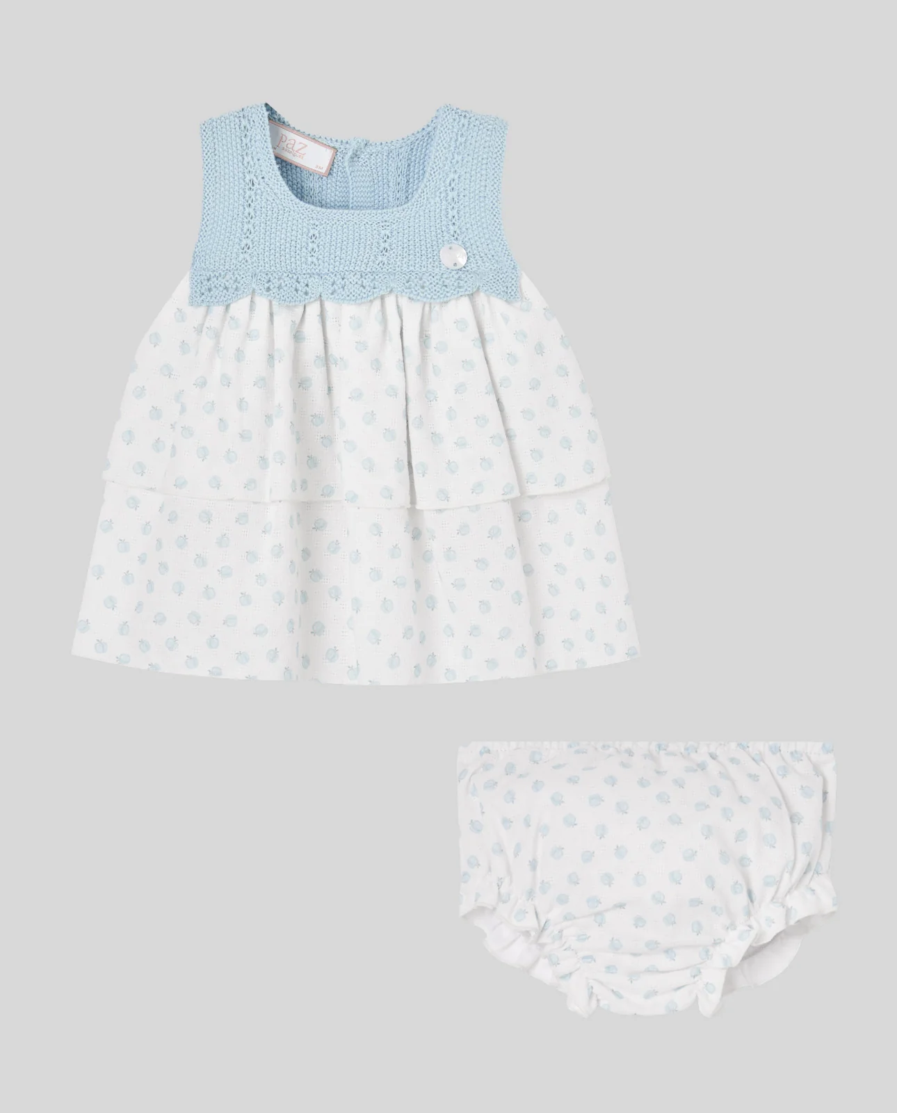 Conjunto vestido corto + braga EDEN