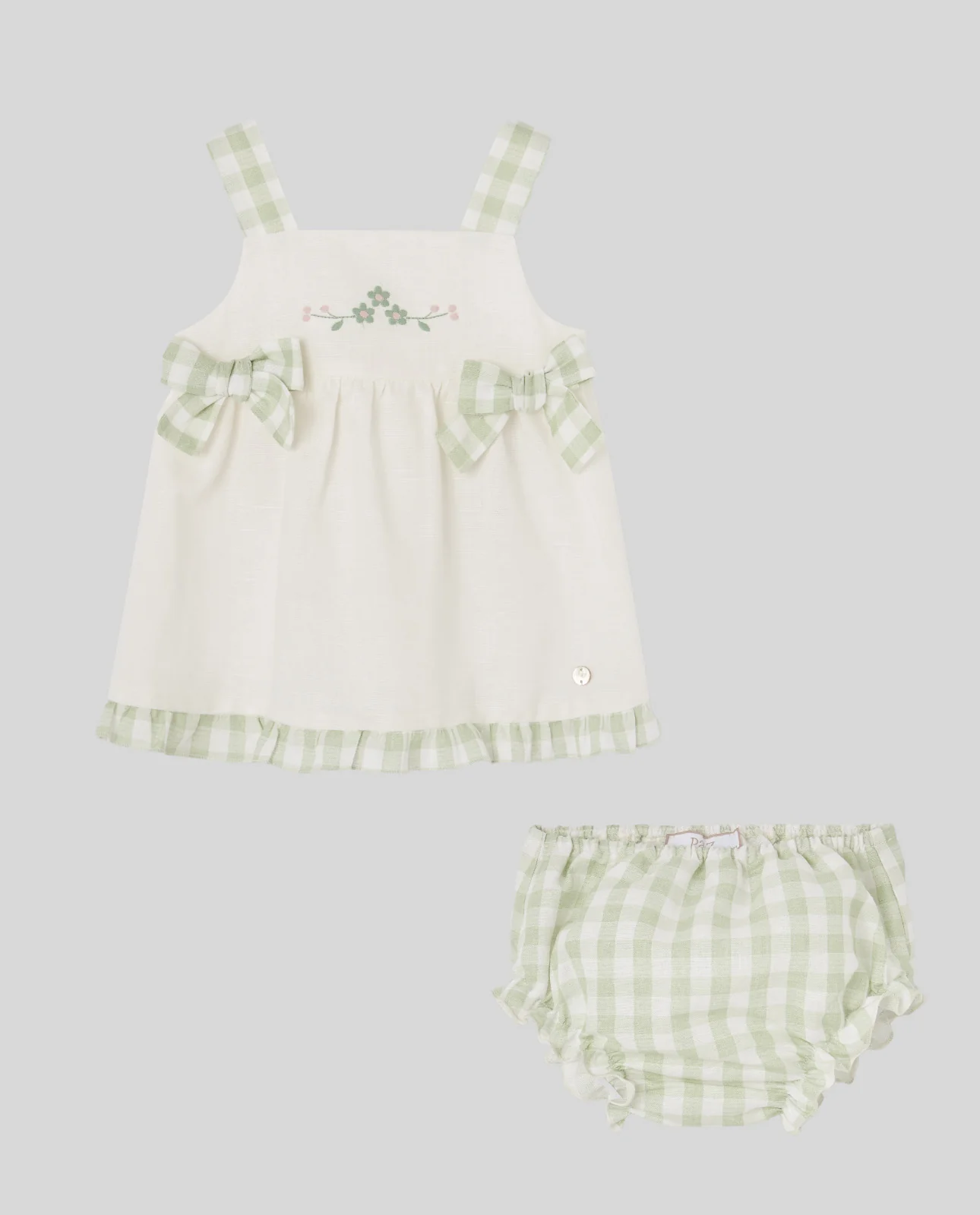 Conjunto vestido corto + braga FRESCURA