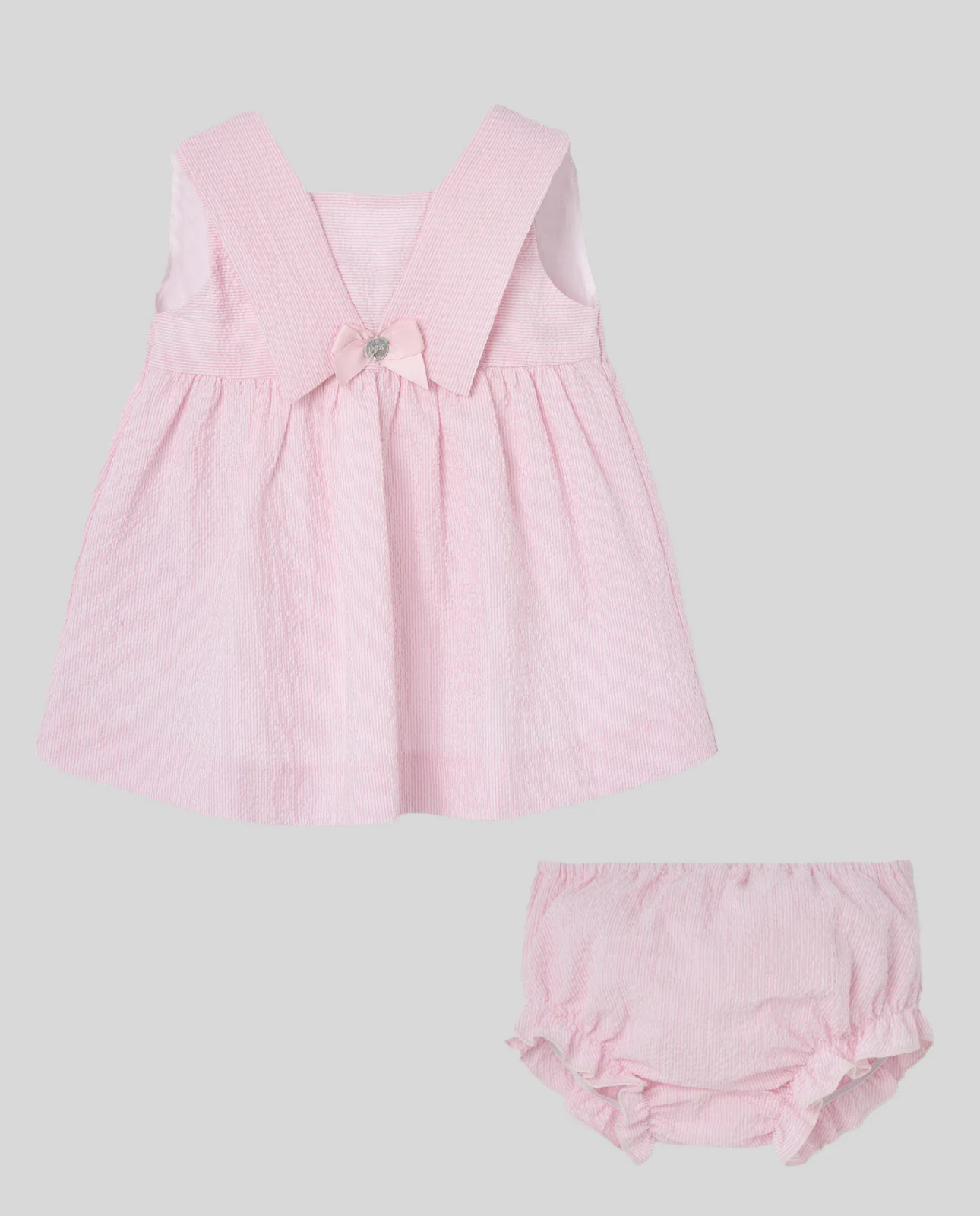 Conjunto vestido rosa + braga CANDY