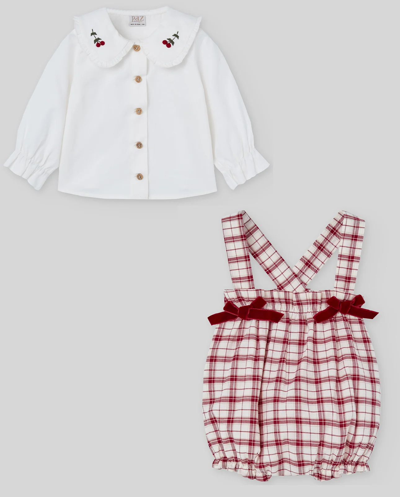 Conjunto blusa + ranita ACEBO