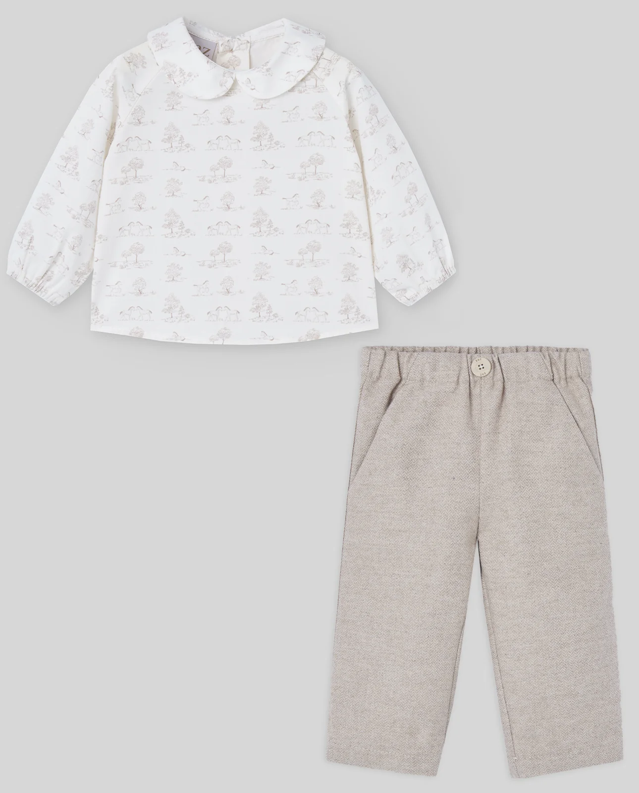 CTO. BLUSA 006-153085 + PANTALON LARGO 007-153086 PONY