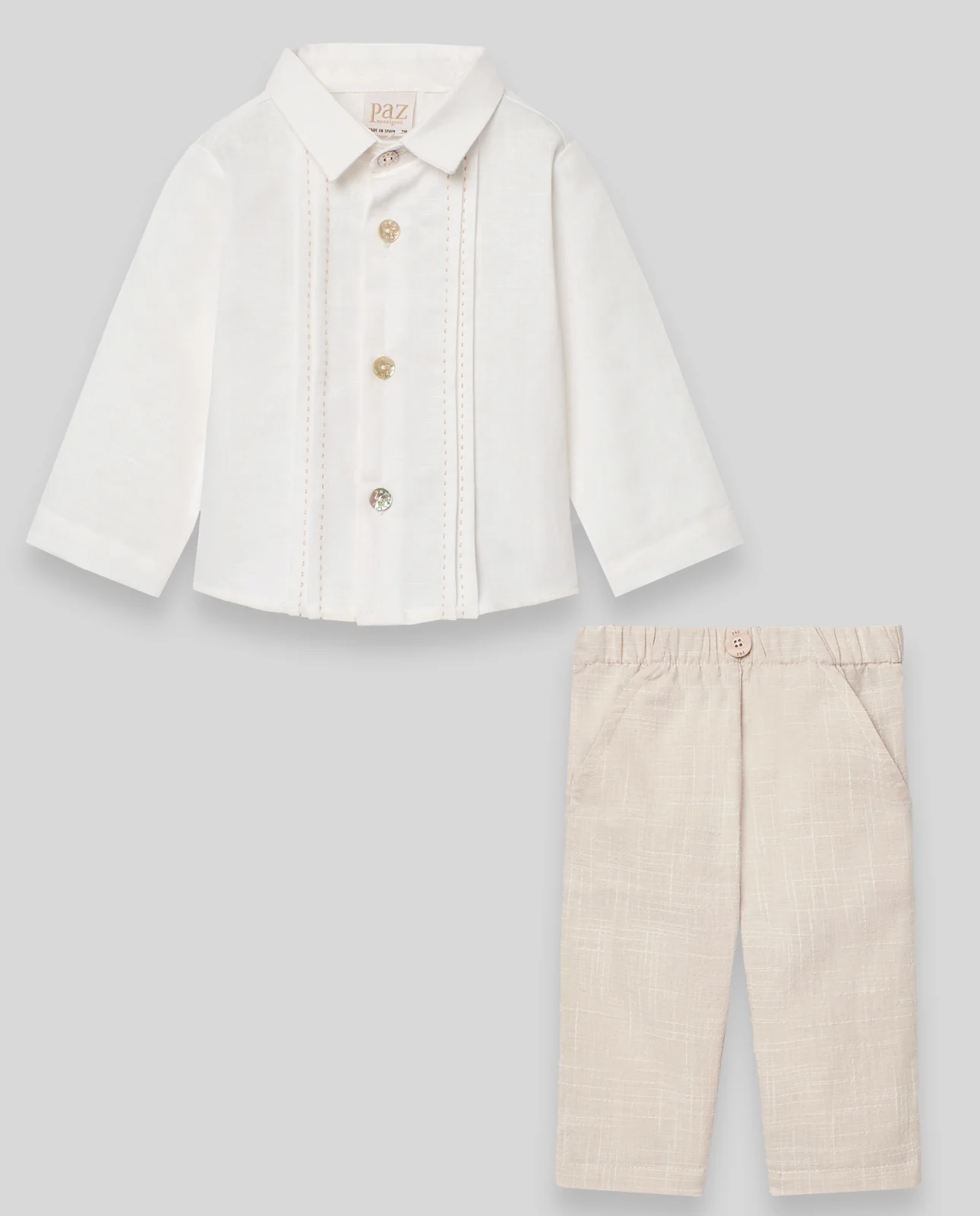 CTO. CAMISA 006-152725 + PANTALON 007-152726 LINO