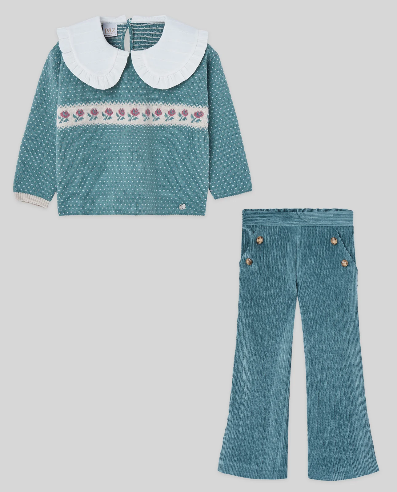 CTO. JERSEY 014-102985 + PANTALON LARGO 007-152981 POMPON