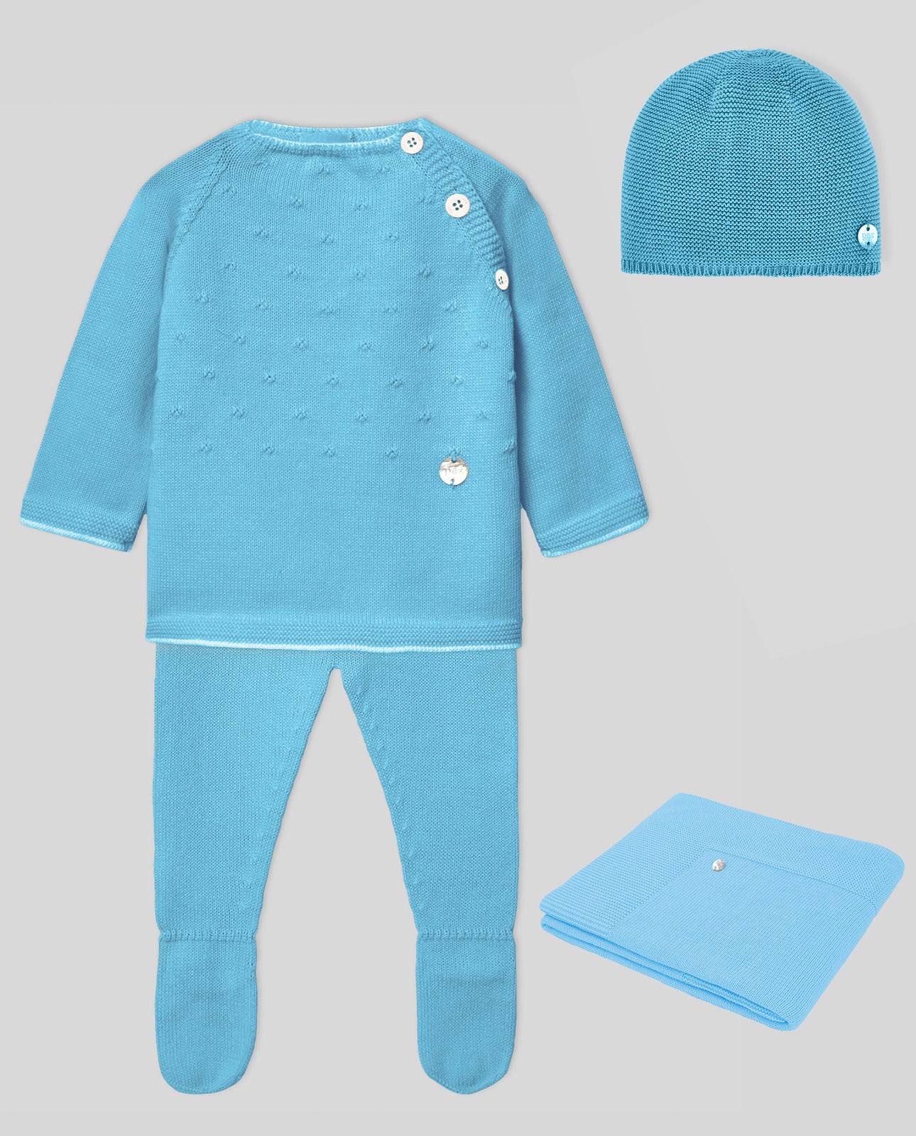 CTO. JUBON 003-122277 + POLAINA 016-32574 + GORRO 040-120513 + MANTA 031-92513K REGALO V25