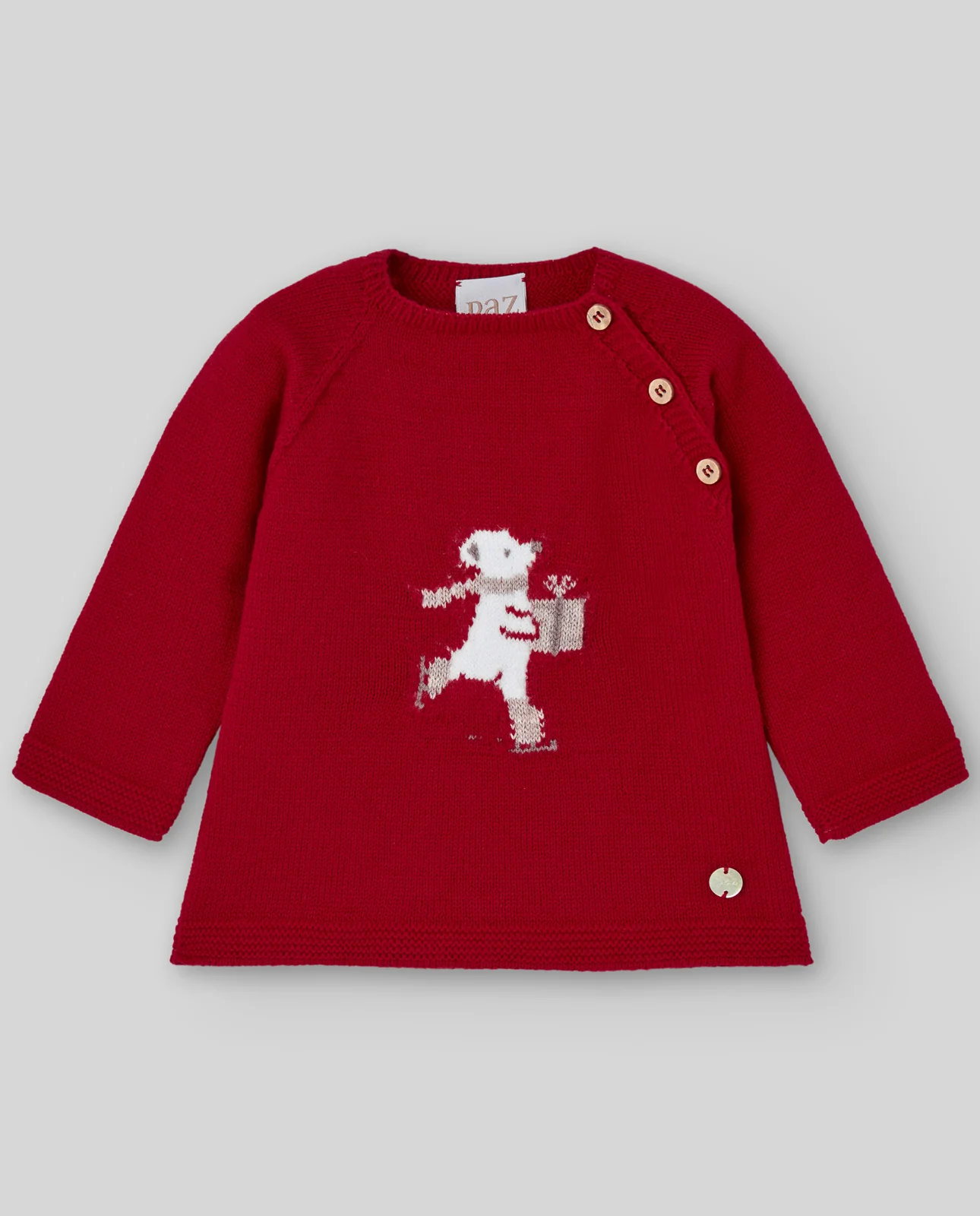 JUBON M/L JACQUARD OSO ACEBO