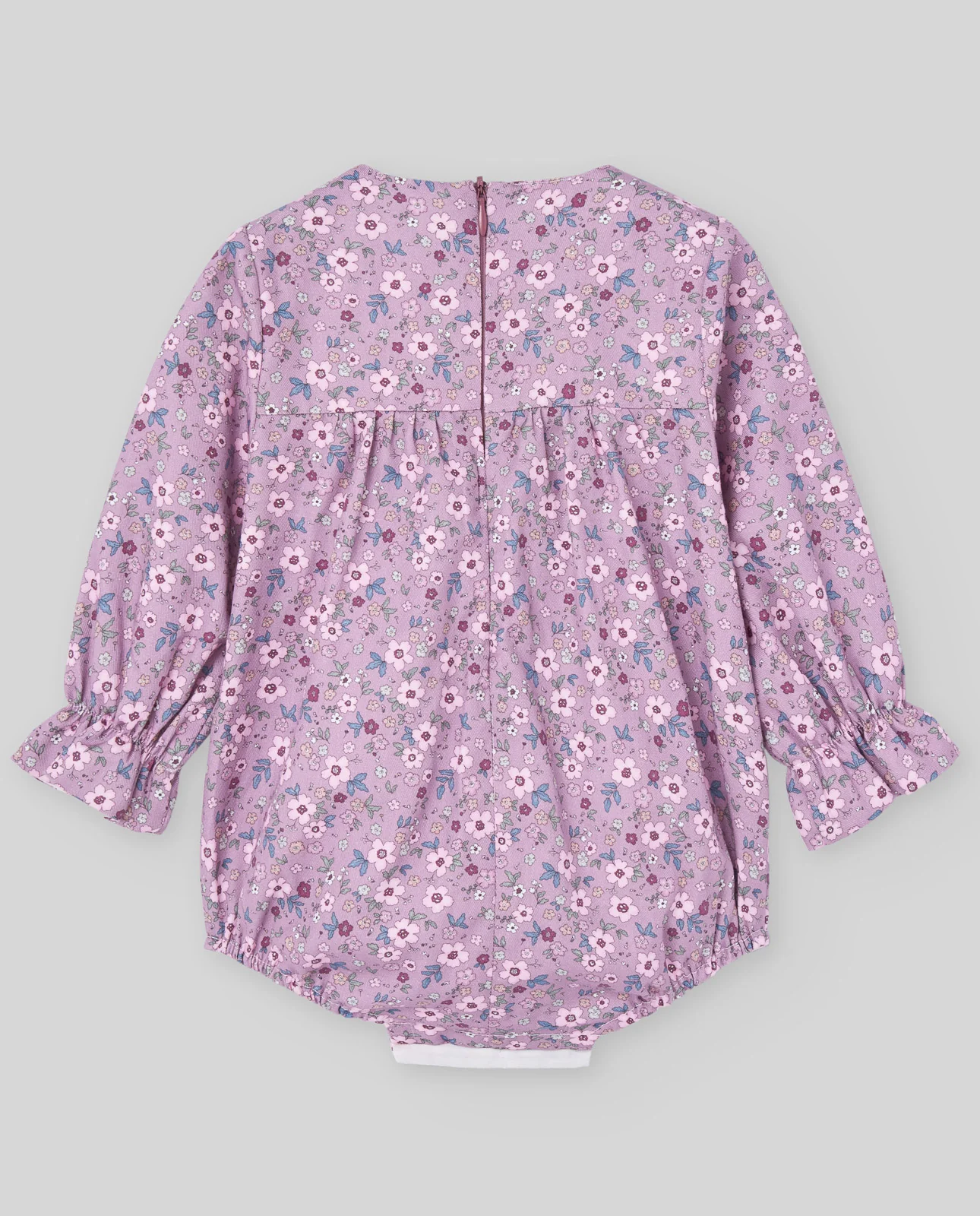 PELELE CORTO M/L ESTAMPADO FLORES VIOLETA - Image 2