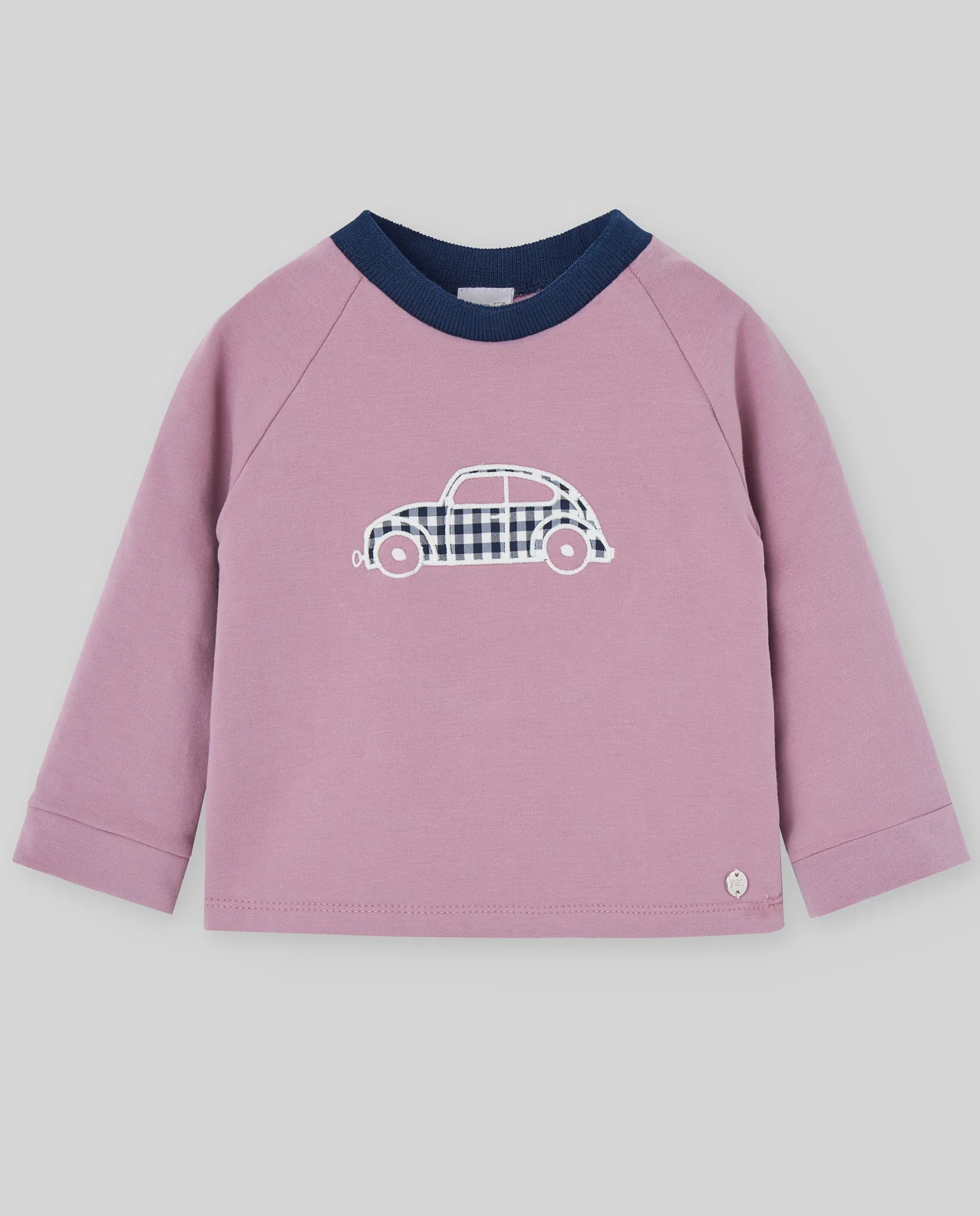 SUDADERA FELPA NIÑO VIOLETA