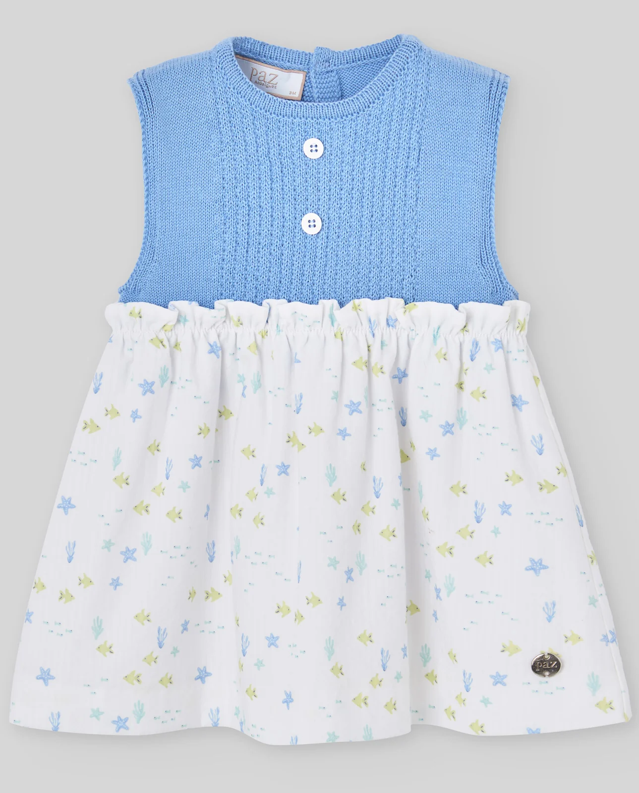 Vestido combinado CORALES