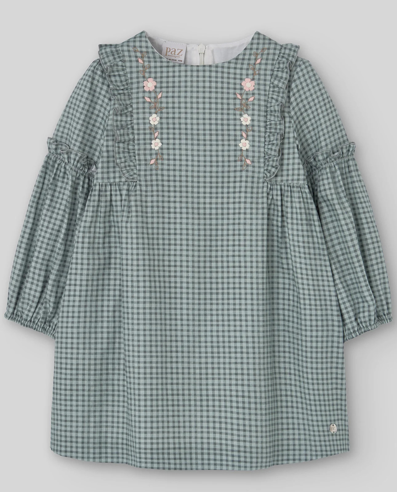 Vestido cuadros "MARAVILLAS"