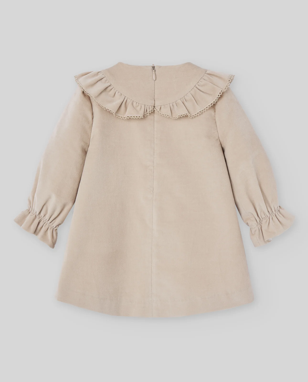 VESTIDO VELVETON C/BORDADO ACEBO - Image 2